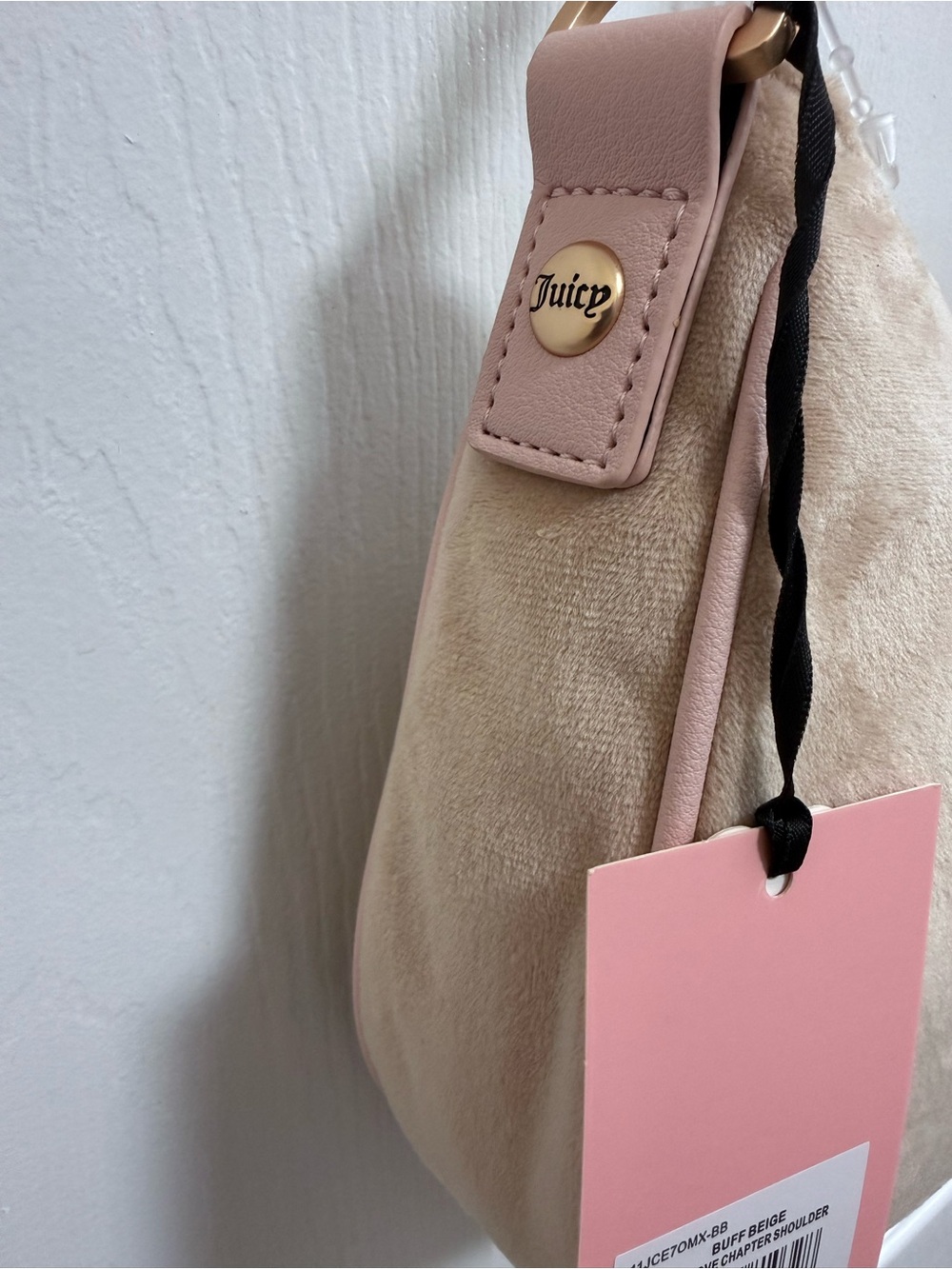 NWT Juicy Couture New Love Chapter Shoulder Bag in Buff Beige - Picture 5 of 7